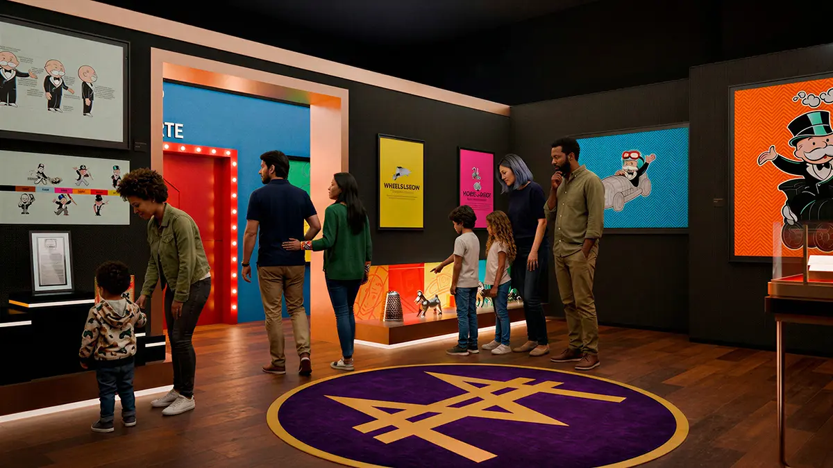 Ambiente da Monopoly Experience